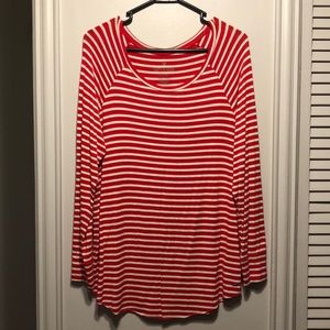 American Eagle Soft & Sexy Striped Long Sleeve Top